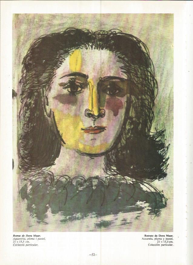LAMINA 18997: Retrato de Dora Mar
