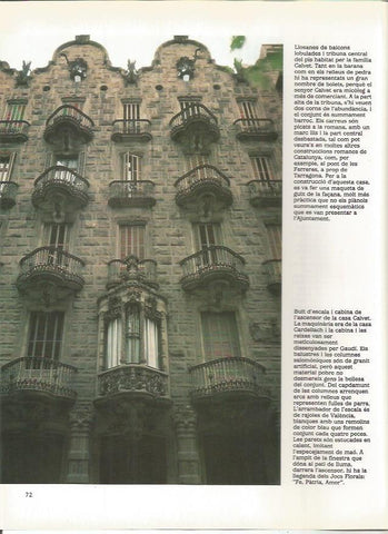 LAMINA 18938: Balcones de la Casa Calvet
