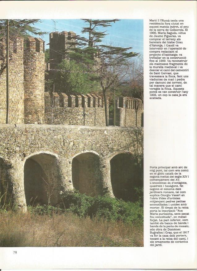 LAMINA 18941: Puerta principal de Bellesguard