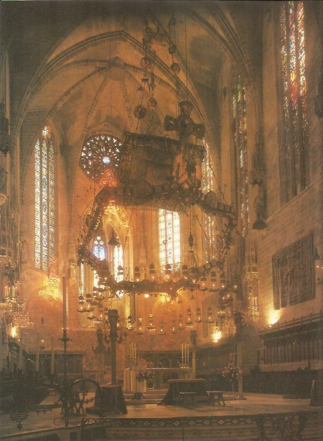 LAMINA 18946: Interior de la Catedral de Mallorca