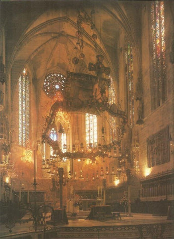 LAMINA 18946: Interior de la Catedral de Mallorca