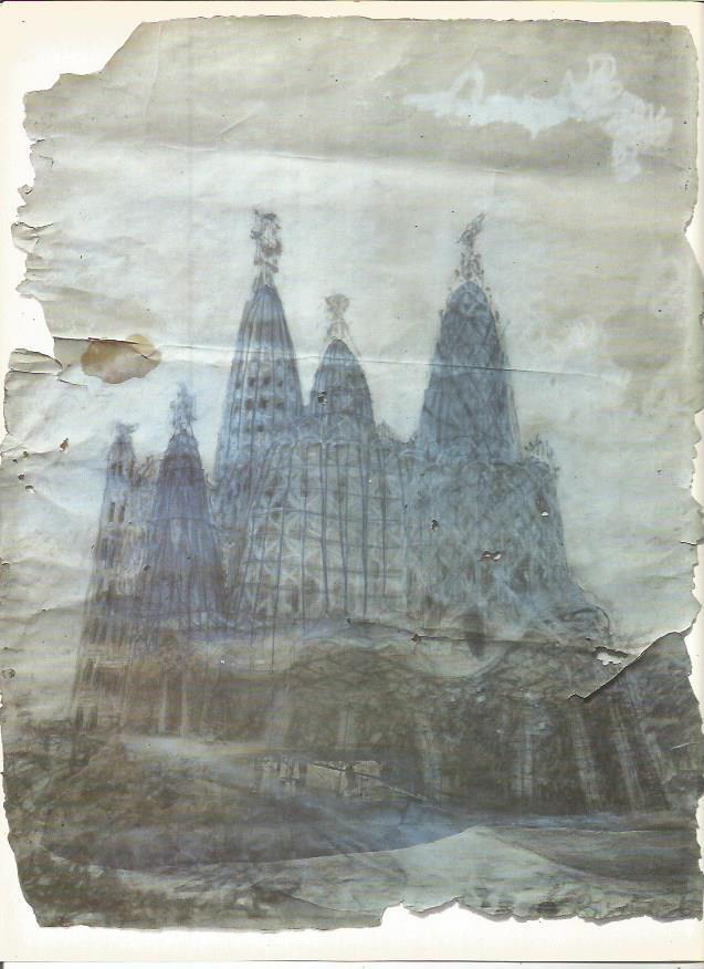 LAMINA 18948: Boceto para la iglesia de la Colonia Guell