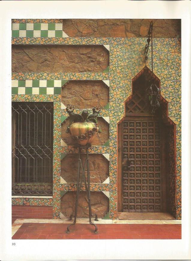 LAMINA 18913: Detalle de la Casa Vicens en Barcelona