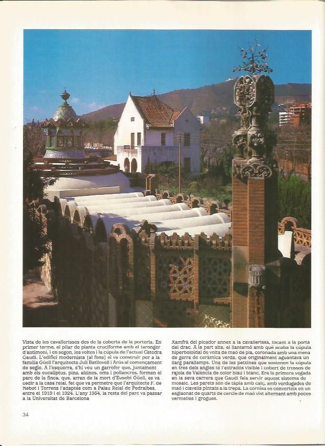 LAMINA 18920: Jardin de la Finca Guell