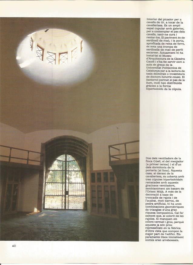 LAMINA 18922: Interior del picador de la Finca Guell