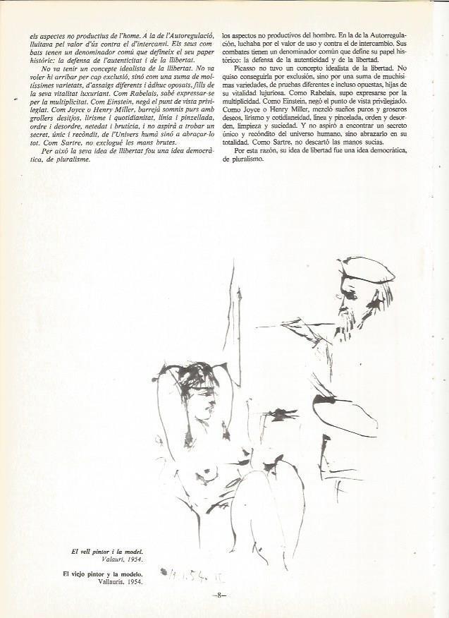 LAMINA 18976: El viejo pintor y la modelo