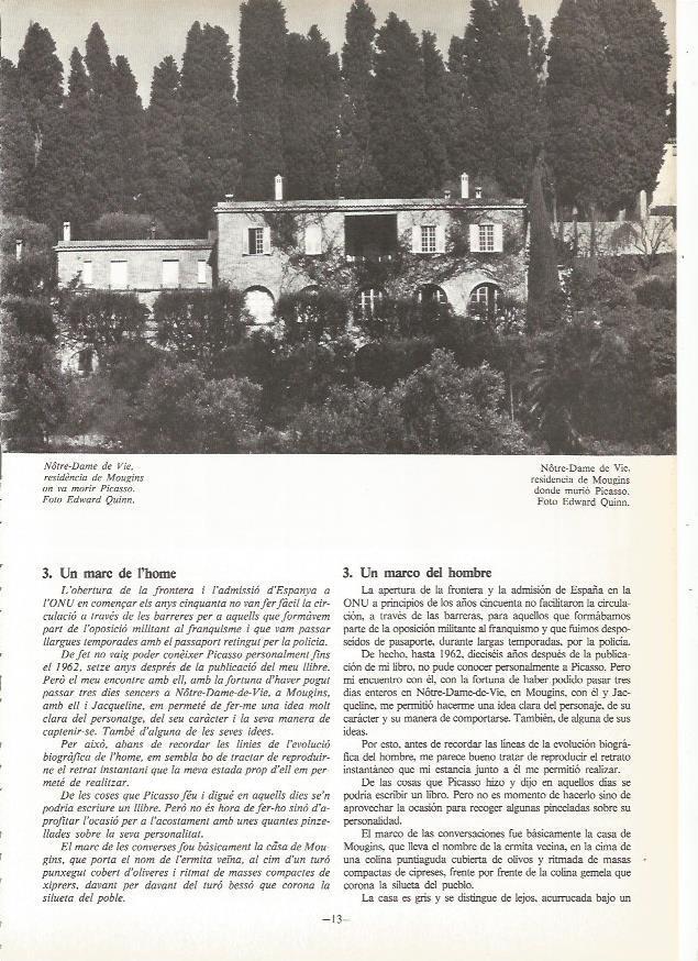 LAMINA 18979: Reidencia en Mougins donde murio Picasso