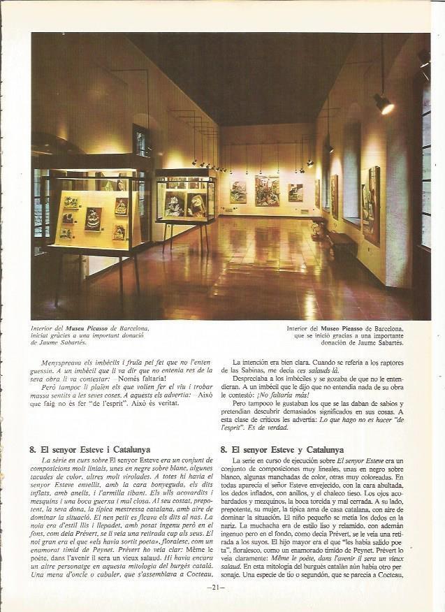 LAMINA 18983: Interior del Museo Picasso de Barcelona