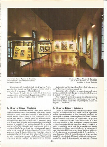 LAMINA 18983: Interior del Museo Picasso de Barcelona