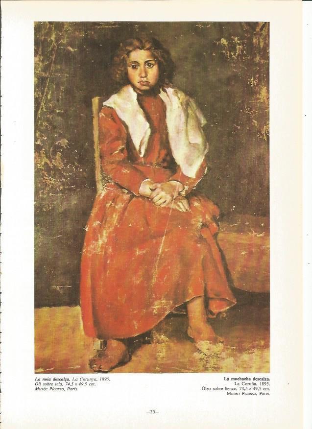 LAMINA 18985: LA muchacha descalza
