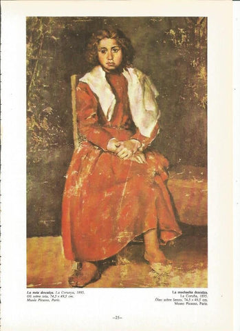 LAMINA 18985: LA muchacha descalza