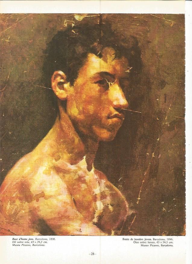 LAMINA 18986: Busto de hombre joven