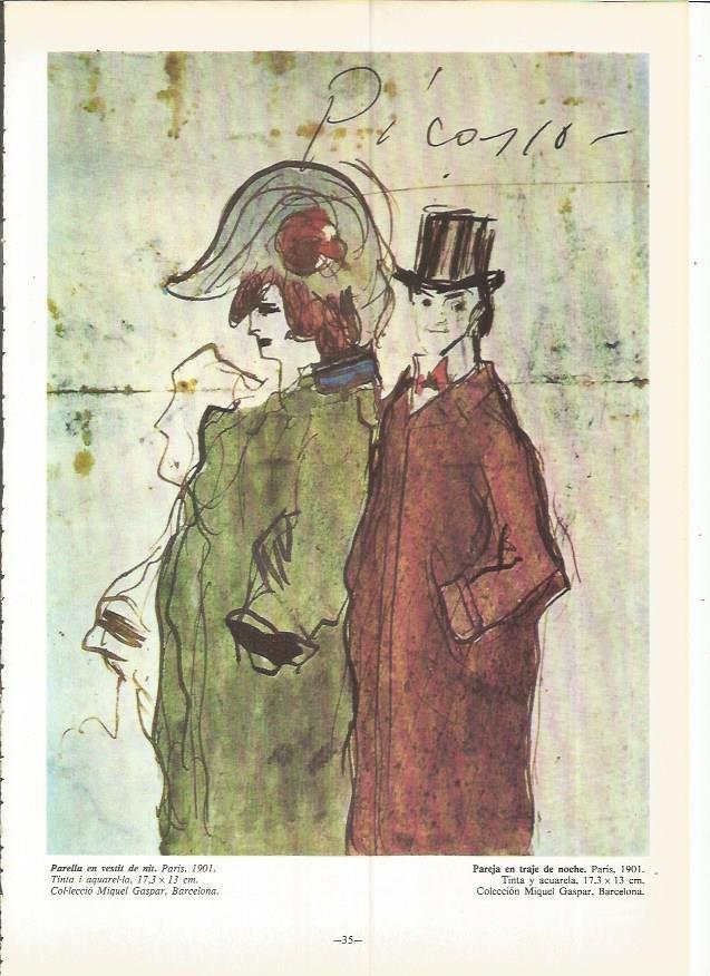 LAMINA 18989: Pareja en traje de noche