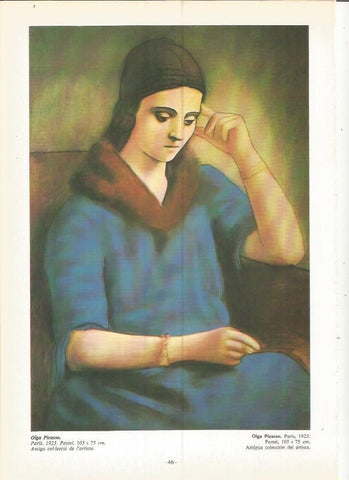 LAMINA 18994: Olga Picasso