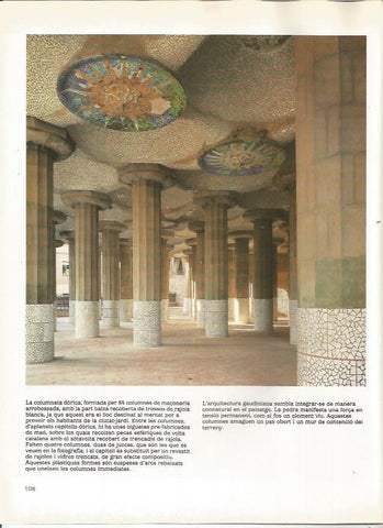 LAMINA 18955: Columnata del Parque Guell