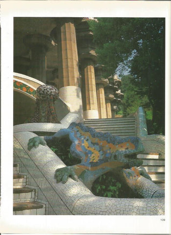 LAMINA 18957: Dragon del Parque Guell