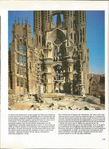 LAMINA 18970: Construccion de la Sagrada Familia