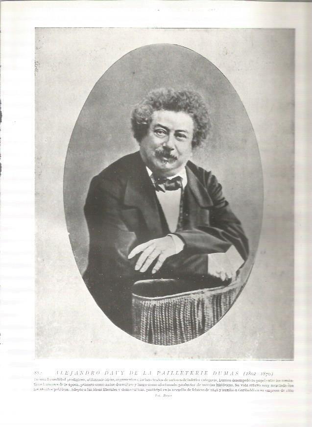 LAMINA 19205: Alejandro Dumas