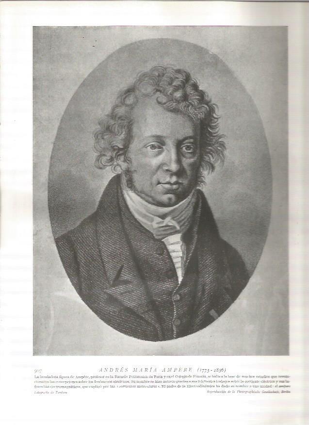LAMINA 19217: Andres Ampere