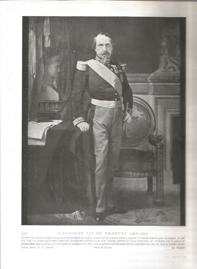 LAMINA 19220: Napoleon III de Francia