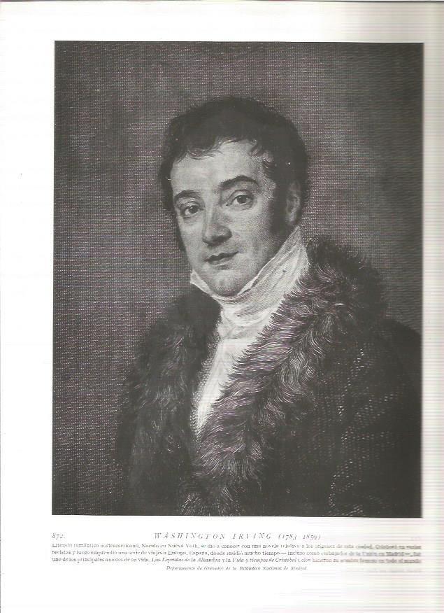LAMINA 19200: Washington Irving