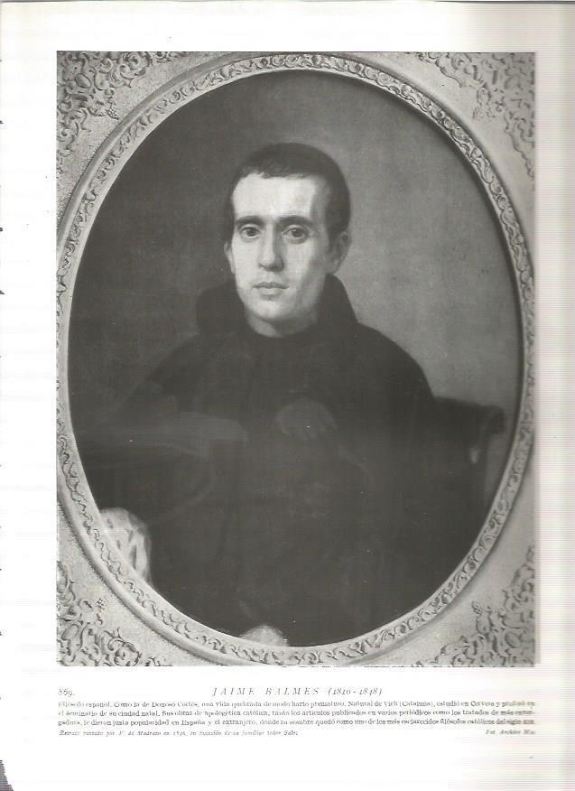 LAMINA 19199: Jaime Balmes