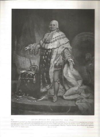 LAMINA 19185: Lujis XVIII de Francia