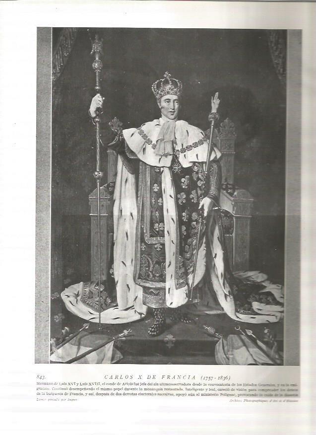 LAMINA 19187: Carlos X de Francia