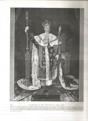 LAMINA 19187: Carlos X de Francia