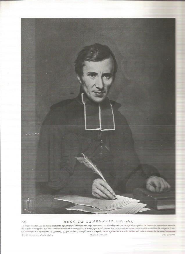 LAMINA 19189: Hugo de Lamennais