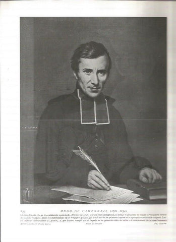 LAMINA 19189: Hugo de Lamennais