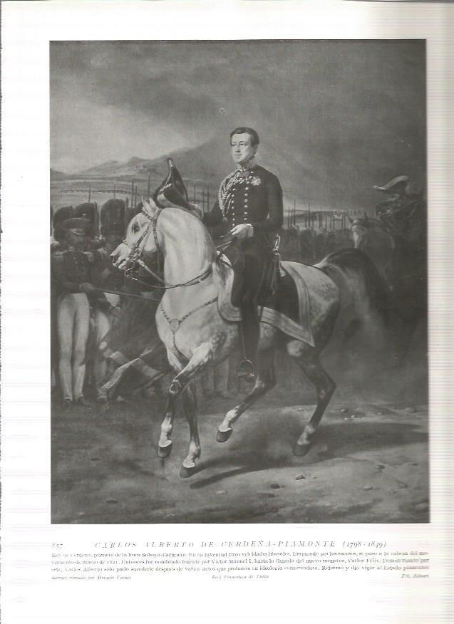 LAMINA 19193: Carlos Alberto de Cerdeña-Piamonte