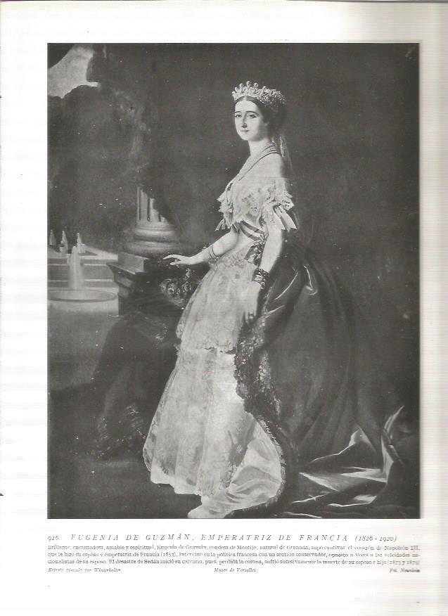 LAMINA 19221: Eugenia de Montijo