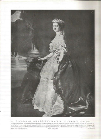LAMINA 19221: Eugenia de Montijo