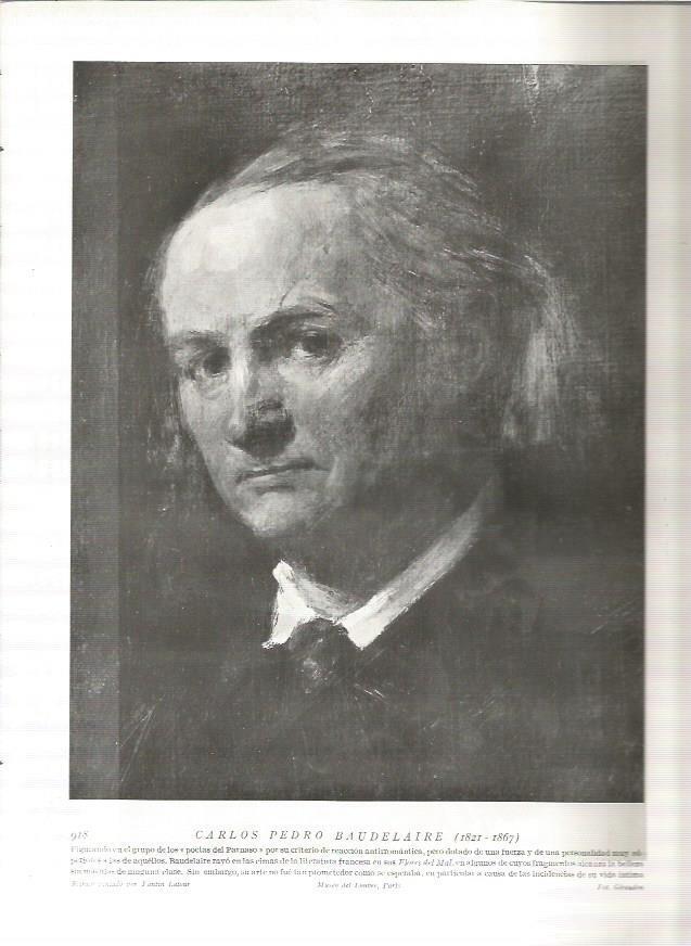 LAMINA 19222: Baudelaire