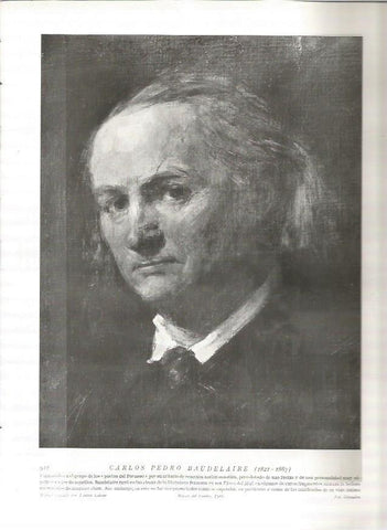 LAMINA 19222: Baudelaire