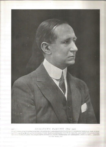 LAMINA 19255: Guillermo Marconi