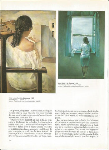 LAMINA 19261: Chica sentada vista de espalda y Chica derecha en la ventana