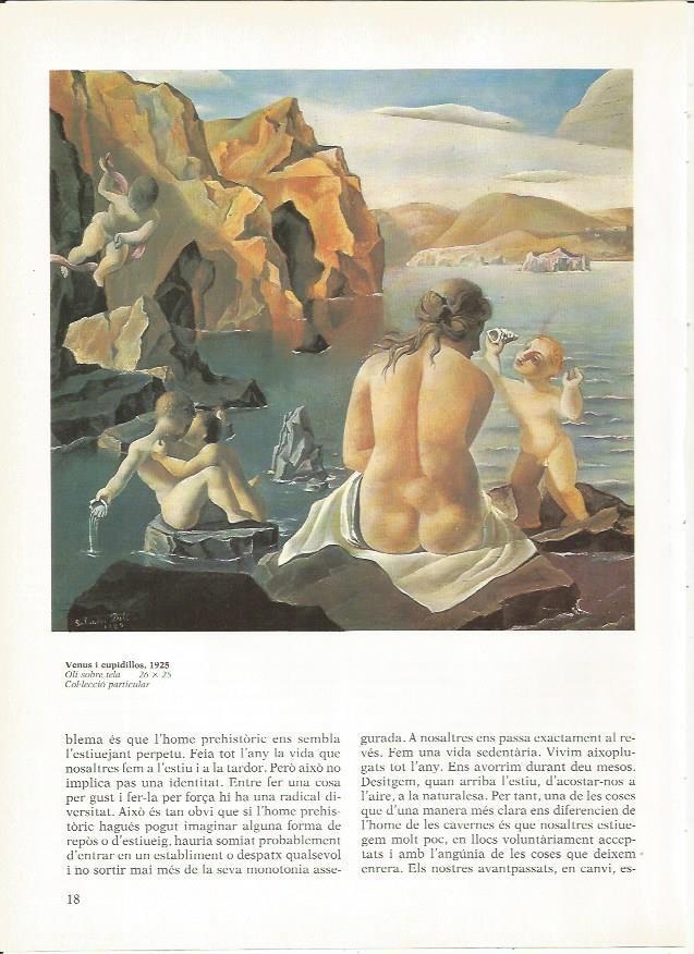 LAMINA 19263: Venus y cupidillos, por Dali