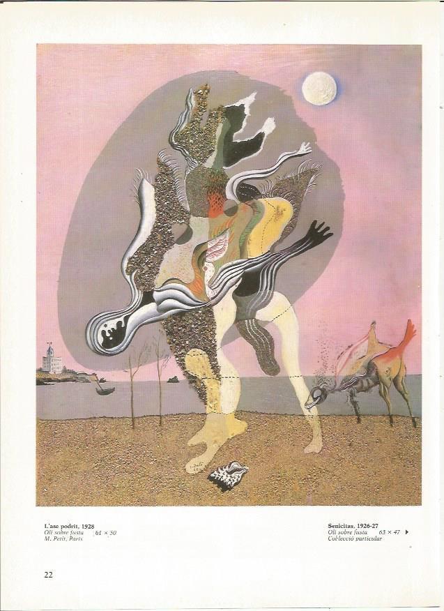 LAMINA 19265: El burro podrido, por Dali