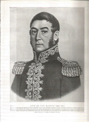 LAMINA 19179: Jose de San Martin