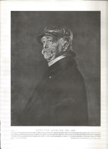 LAMINA 19229: Otto Von Bismarck