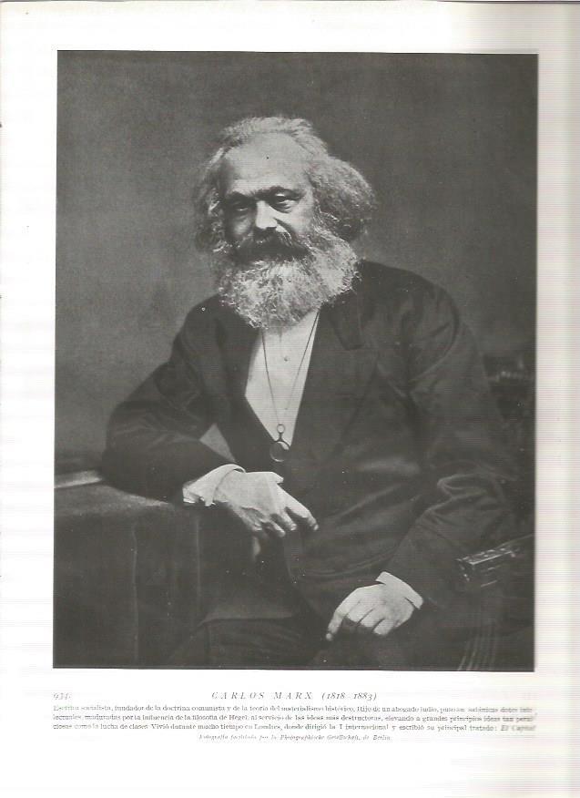 LAMINA 19230: Carlos Marx
