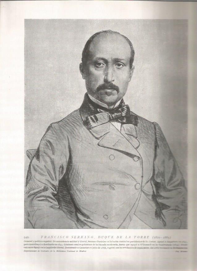 LAMINA 19236: Francisco Serrano, Duque de la Torre