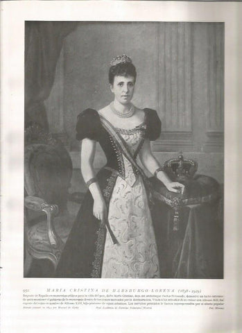 LAMINA 19238: Maria Cristina de Habsburgo-Lorena