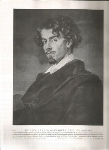 LAMINA 19239: Gustavo Adolfo Becquer