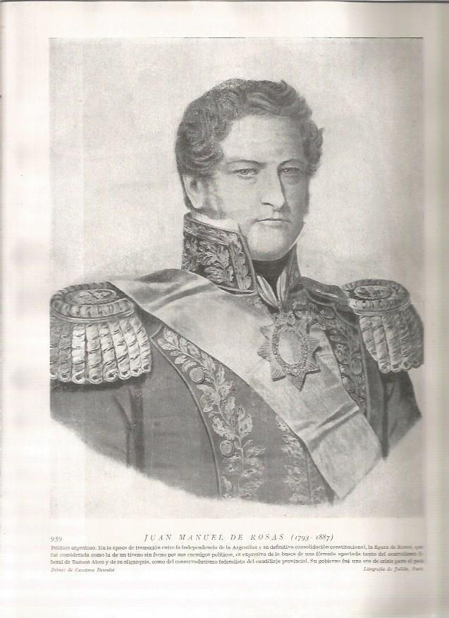 LAMINA 19241: Juan Manuel de Rosas