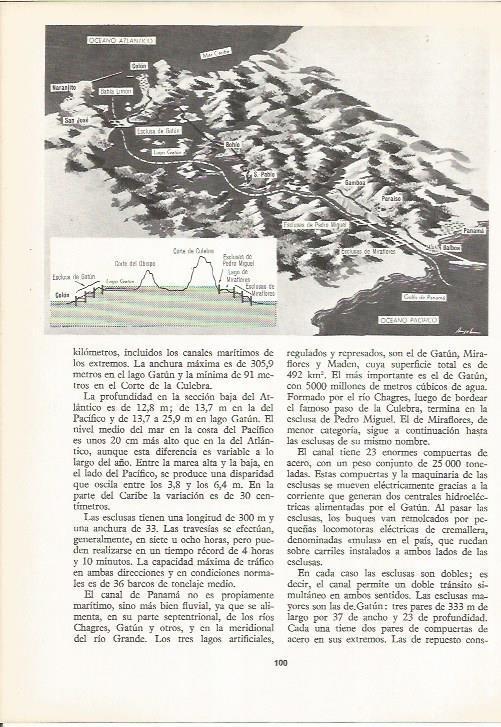 LAMINA 19630: Esclusas del Canal de Panama