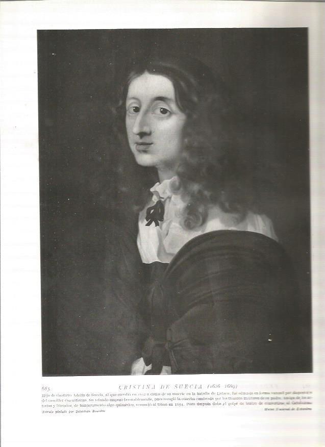 LAMINA 19123: Cristina de Suecia