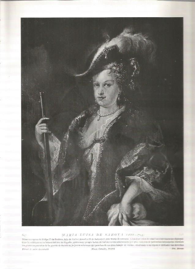 LAMINA 19128: Maria Luisa de Saboya